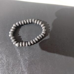 SOLD Hand Crafted Lava Stone Stretch Gemstone Bracelet
